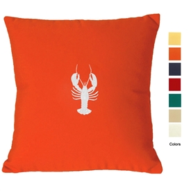 East Coast Lobster Pillow - Unique Coastal Decor | Nantucket Bound