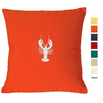 East Coast Lobster Pillow - Unique Coastal Decor | Nantucket Bound