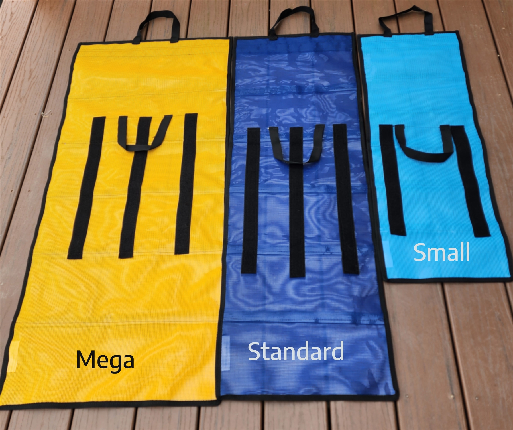 Mesh & Vinyl Roll-Up Lure Bag for Offshore Fishing Lures