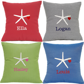 Personalized Starfish & Heart