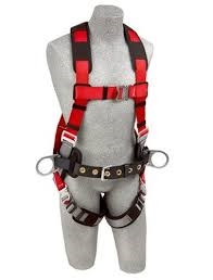 3M Protecta PRO 1161201 M/L Comfort Padded Vest Style Full Body Harness with Back and Side D-Ring