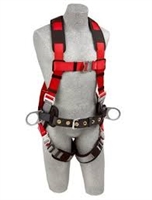 3M Protecta PRO 1161202 XL Comfort Padded Vest Style Full Body Harness with Back and Side D-Ring