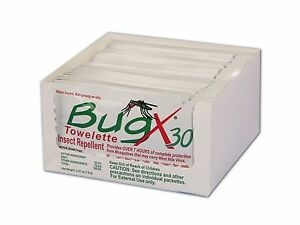 CoreTex 12640 Wipes BugX 30 Insect Repellant