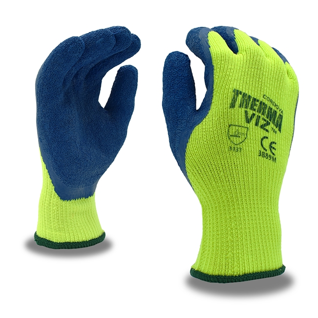 Cordova 3999 Cold Snap Gloves, 7 Gauge Thermal Liner, Rough Latex Grip