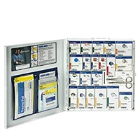 First Aid Only 746000 SmartCompliance 50 Person Metal First Aid Cabinet with Medications