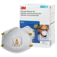 3M 8511 Disposable Particulate Respirator (Box of 10)