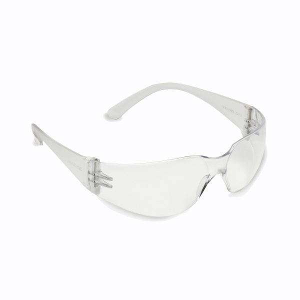 Cordova E04F10 Wraparound Safety Glasses with Uncoated Clear Lens