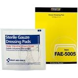 First Aid Only FAE-5005 Sterile Gauze Pads