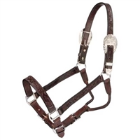 Silver Royal Hand Carved Show Halter For Sale!