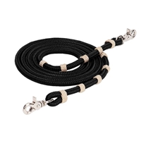 Weaver Vaquero Roping Rein- Black/Tan