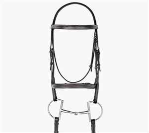 Best Discount Price on Fancy Leather Padded Dressage Bridle