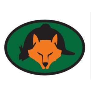 Oval Euro Orange Fox & Helmet for Sale!