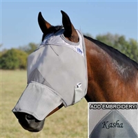 Cashel Crusader Fly Mask - No Ears - Long Nose