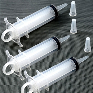 3-60cc Piston Syringe with Caps For Sale