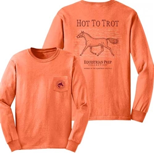 Hot to Trot Short Sleeve Pocket T-Shirt - Unisex Sizing For Sale!