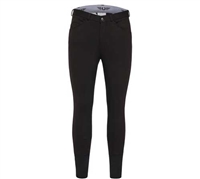 TuffRider Men's Black Tight Patrol Knee Patch Breeches