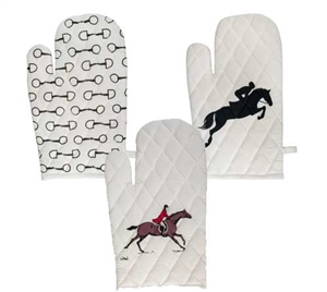 TuffRider Equestrian Themed Oven Mitts For Sale!