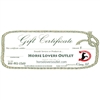 Gift Certificates for Sale