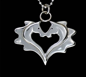 Love Heart Horses Necklace