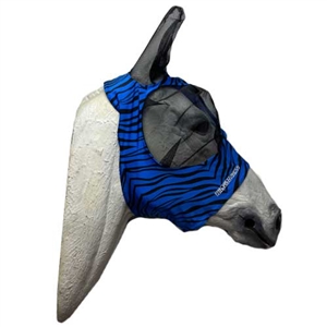 Wild Side  Lycra Fly Mask / Blue Tiger for Sale