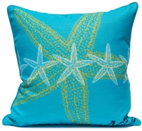 Outdoor Starfish Pillow - Ocean