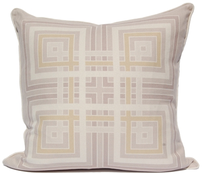 Squares Pillow - Gray