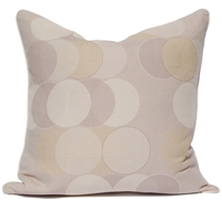 Circle Dots Pillow - Gray
