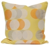 Circle Dots Pillow - Yellow