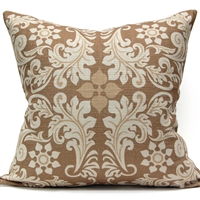 Leaf Square Pillow - Gold