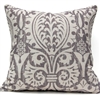 Medieval Damask Pillow - Gray