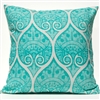 Spade Ogee Pillow - Aqua