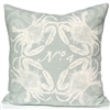 Crab Pillow - Silverberry