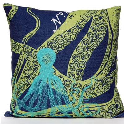 Octopus Pillow - Ocean