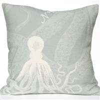 Octopus Pillow - Silverberry
