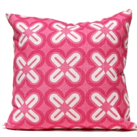 C's & X's Pillow - Pink