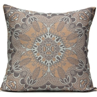 Scarf Print Pillow - Oyster Bay