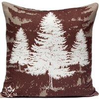 Pine Tree Pillow - Lodge