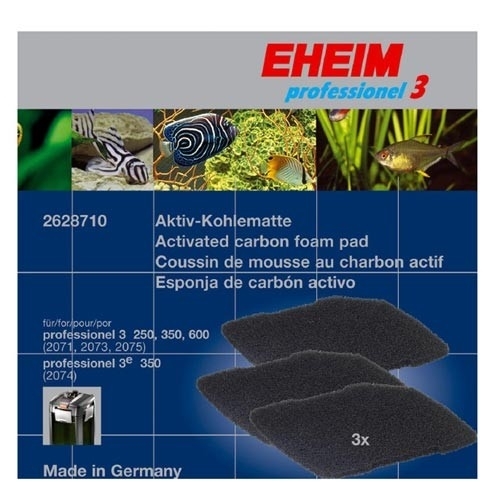 Eheim Replacement Carbon Pad 3 Pack for All Pro3, Ultra, Pro 4 Filters, PRO 5e