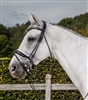 Dressage Collection Rolled Large Crank Noseband With Flash