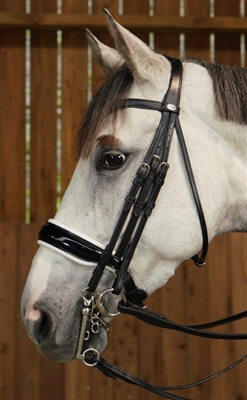 Working Collection Dressage Large Crank Double Noseband Bridle