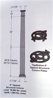 8" x 120" Tapered Structural Column