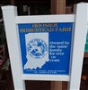 Single Hoosier Homestead Sign