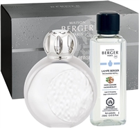 Astral Frosted Gift Set Lamp with 250ml White Cashmere