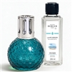 Disco Green Teal Gift Set Lamp with 250ml Ocean Breeze