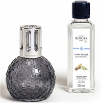 Disco Grey Gift Set Lamp with 250ml Pure White Tea