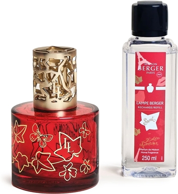 Lolita Pure Red Gift Set Lamp with 250ml Lolita Lempicka