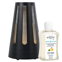 Mist Diffuser Amphora Black with Zest of Verbena