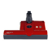 Sebo Power Head ET-2 with on/off switch for C3.1, D4, E3, K3, FELIX 1 in Rosso Red