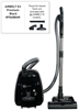 Sebo Airbelt K3 Premium with duel-control handle ET-1 and parquet brush in black