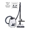 Sebo Airbelt K3 Premium with duel-control handle ET-1 and parquet brush in white